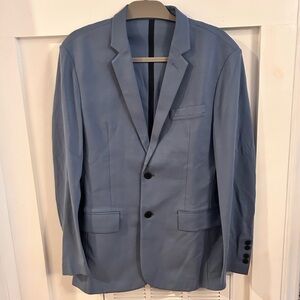 XSuit Suit Jacket Blazer Blue 6-Way Flex Fabric Viscose Polyamide Size 38R